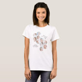 De doop moderne 10 foto collage t-shirt (Voorkant volledig)