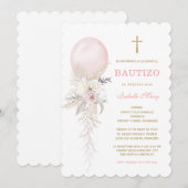 De Doop uitnodiging van onze dochter (Voorkant / Achterkant)