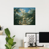 De doop van Christus - A. Magnasco Fine Art Poster (Thuiskantoor)