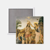 De doop van Christus door Johannes de Doper Magneet (Voorkant / Achterkant)