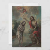 De doop van Christus door Nicolás Enríquez Kaart (Voorkant)