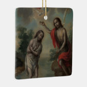 De doop van Christus door Nicolás Enríquez Keramisch Ornament (Rechts)
