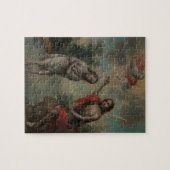 De doop van Christus door Nicolás Enríquez Legpuzzel (Horizontaal)