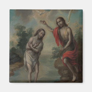 De doop van Christus door Nicolás Enríquez Magneet