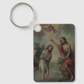 De doop van Christus door Nicolás Enríquez Sleutelhanger (Voorkant)
