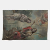 De doop van Christus door Nicolás Enríquez Theedoek (Horizontaal)