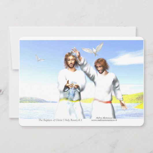 De Doop van Christus Kaart (Voorkant)