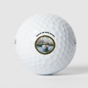 De doop van Jezus Christus afbeelding twee Golfballen