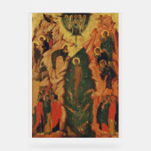 De doop van Jezus Christus Byzantijnse icoon Acryl Bord (Voorkant)