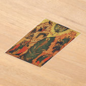 De doop van Jezus Christus Byzantijnse icoon Acryl Uitnodigingen (Laagn)