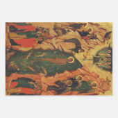 De doop van Jezus Christus Byzantijnse icoon Inpakpapier Vel (Voorkant 3)