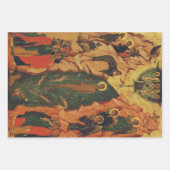 De doop van Jezus Christus Byzantijnse icoon Inpakpapier Vel (Voorkant 2)