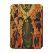 De doop van Jezus Christus Byzantijnse icoon Magneet (Verticaal)