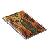 De doop van Jezus Christus Byzantijnse icoon Notitieboek (Rechterzijde)