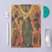 De doop van Jezus Christus Byzantijnse icoon Tissuepapier (Craft)