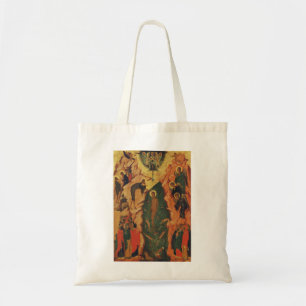De doop van Jezus Christus Byzantijnse icoon Tote Bag