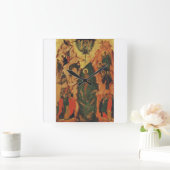 De doop van Jezus Christus Byzantijnse icoon Vierkante Klok (Huis)