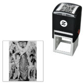 De doop van Jezus Christus Byzantijnse icoon Zelfinktende Stempel (In situ)