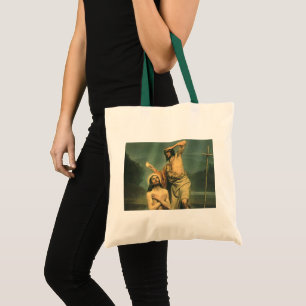 De doop van Jezus Christus door Johannes de Doper Tote Bag
