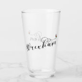 De doopvont van het Manuscript van Wrexham, Welsh  Glas (Achterkant)