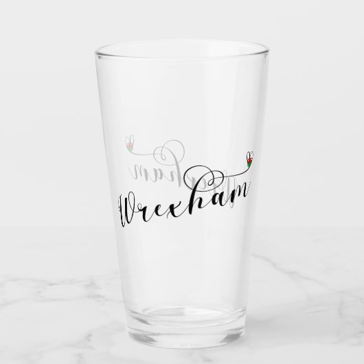 De doopvont van het Manuscript van Wrexham, Welsh Glas (Voorkant)