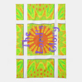 De door de heer Glory geïnspireerde tekst Theedoek (Verticaal)