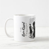 De door regen gezoende begraafplaats koffiemok (Links)