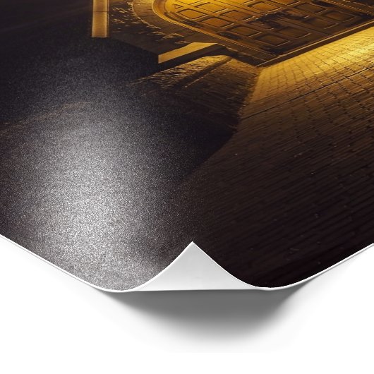 De doorgang naar..... foto afdruk (Hoek)