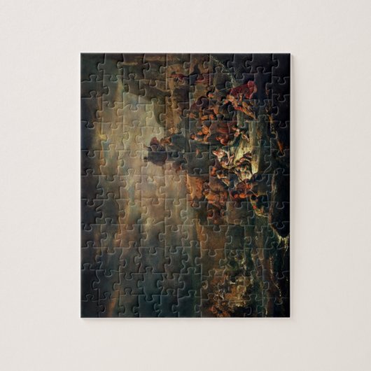 De doorgang van het rode Zee (olie op doek) Legpuzzel (Verticaal)