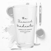 De doorgewinterde Afstuderen gepersonaliseerde Glas