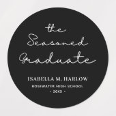 De doorgewinterde Afstuderen gepersonaliseerde Labels (Design 2)