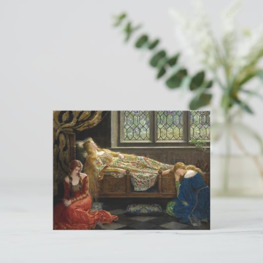 De Doornroosje | John Collier Briefkaart (Staand voorkant)