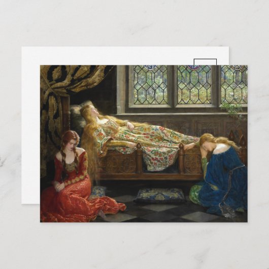 De Doornroosje | John Collier Briefkaart (Voorkant / Achterkant)