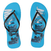 De doorstromingsgolf zijn teenslippers (Voetbed)