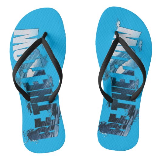 De doorstromingsgolf zijn teenslippers (Voetbed)