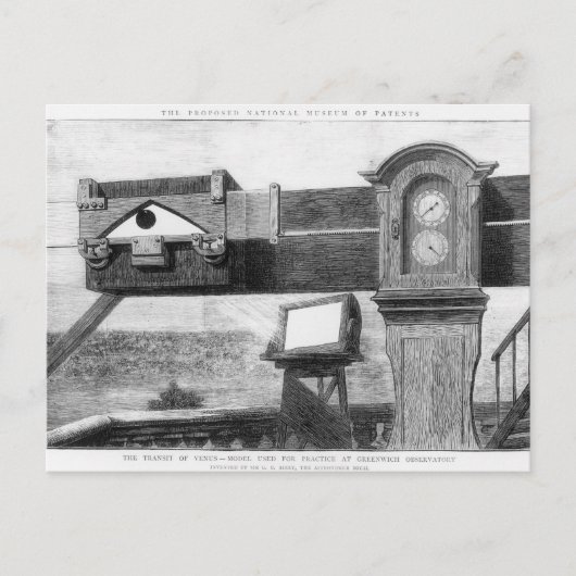 De doorvoer van Venus Briefkaart (Voorkant)