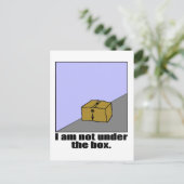 De doos briefkaart (Staand voorkant)