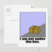 De doos briefkaart (Voorkant / Achterkant)