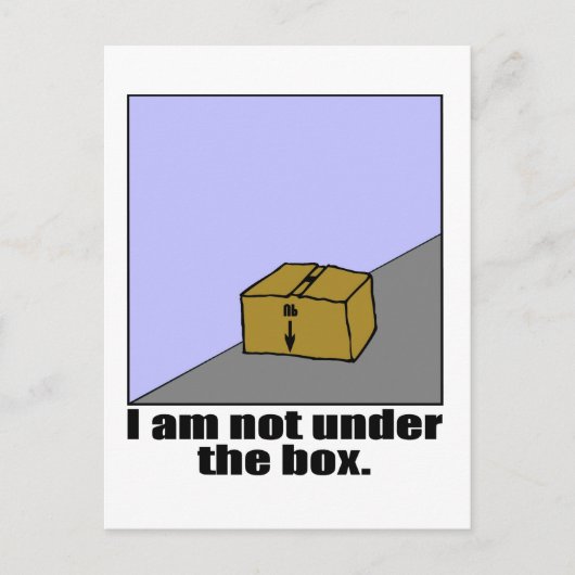 De doos briefkaart (Voorkant)