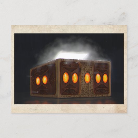 De doos - Briefkaart (Voorkant)