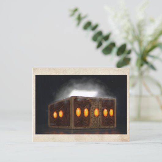 De doos - Briefkaart (Staand voorkant)