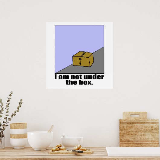 De doos poster (Keuken)
