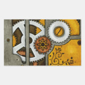 De doos rechthoekige sticker (Voorkant)