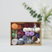 De doos van de Collector van het Garen Briefkaart (Staand voorkant)