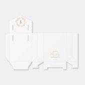 De doos van de eerste Heilige Commune Bedankdoosjes (Uitgevouwen)