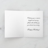 De Doos van de Teddybeer van Kerstmis Feestdagen Kaart (Binnen)