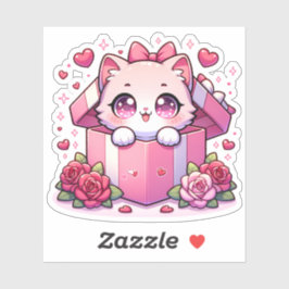 De doos van Joy Kitten Sticker