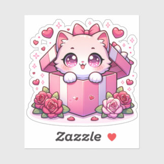 De doos van Joy Kitten Sticker
