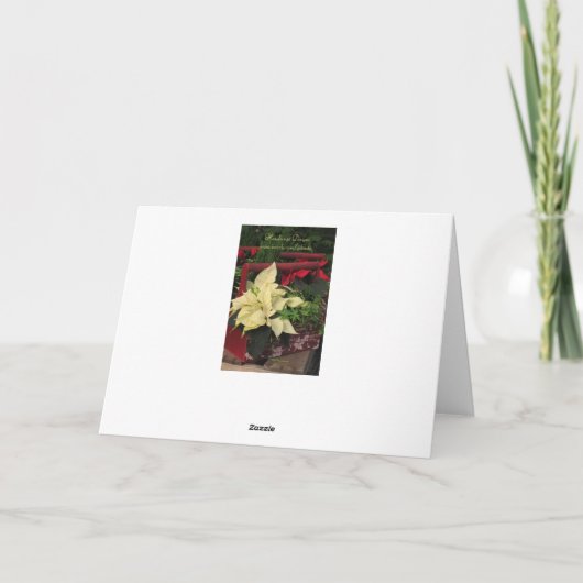 De Doos van Kerstmis Feestdagen Kaart (Achterkant)