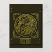 De Doos van Steampunk Briefkaart (Voorkant)